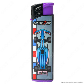SmokeTrip Large Accendino Elettronico Grande Fantasia F1 - Box da 50