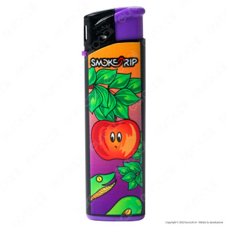 SmokeTrip Large Accendino Elettronico Grande Fantasia Save The Apple