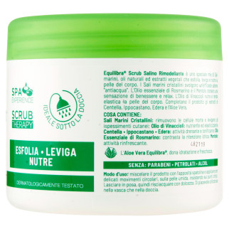 Equilibra Scrub Salino Corpo Rimodellante con Sali Marini Oli