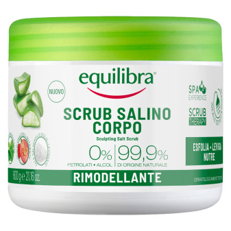 Equilibra Scrub Salino Corpo Rimodellante con Sali Marini Oli
