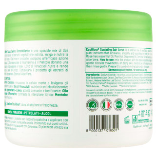 Equilibra Scrub Salino Corpo Rimodellante con Sali Marini Oli