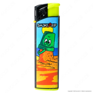SmokeTrip Large Accendino Elettronico Grande Fantasia Summer - Box da