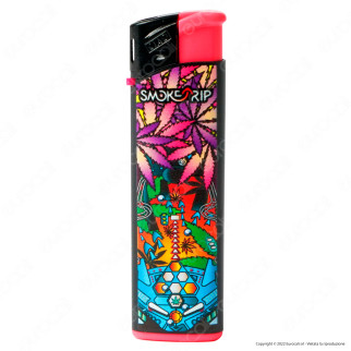 SmokeTrip Large Accendino Elettronico Grande Fantasia Luna Park - Box
