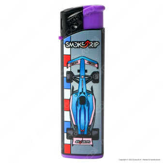 SmokeTrip Large Accendino Elettronico Grande Fantasia F1 - Serie da 5