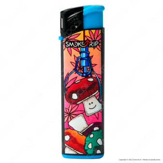 SmokeTrip Large Accendino Elettronico Grande Fantasia Luna Park -