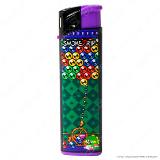 SmokeTrip Large Accendino Elettronico Grande Fantasia Luna Park -