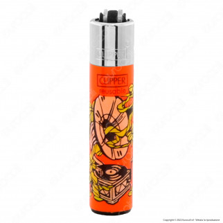 Clipper Micro Accendino Piccolo Fantasia Retro Gadgets - Serie da 4