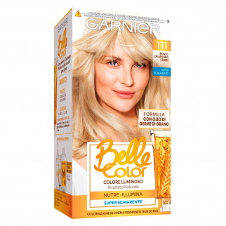 Garnier Belle Color Tinta Permanente per Capelli Colore 111 Biondo Chiarissimo Cenere