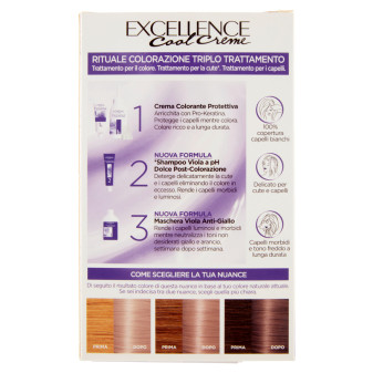 L'Oréal Paris Excellence Cool Creme Colorazione 8.11 Biondo Chiaro Ultra Freddo Triplo Trattamento