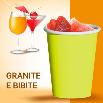 Bicchieri in Carta Riciclabile Colore Giallo da 200ml - Confezione da 25 Bicchieri