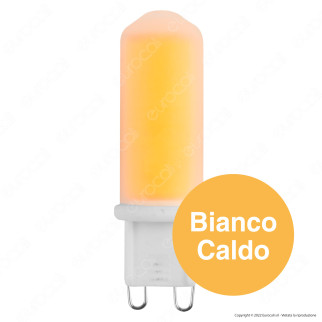 Bot Lighting Shot Lampadina LED G9 4.2W COB Tubolare in Vetro e