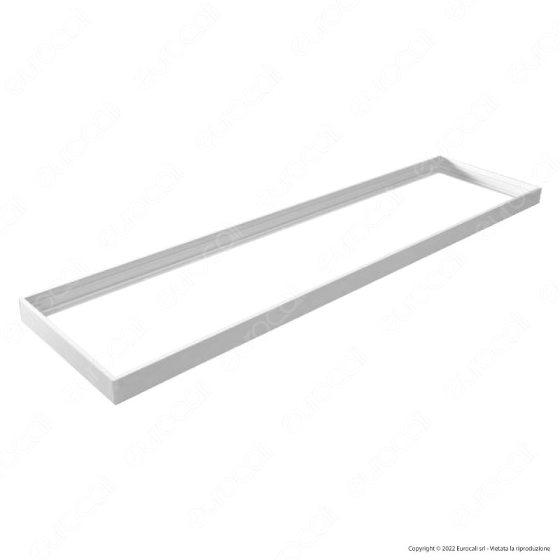 V-Tac Supporto in Plastica per Montaggio a Soffitto di Pannelli LED 120x30 Bianco - SKU 6708