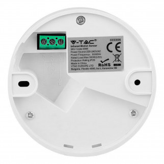 V-Tac VT-8004 Sensore PIR di Movimento e Crepuscolare ad Infrarossi