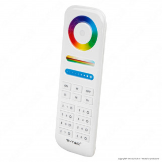 V-Tac VT-2438 Telecomando Touch Wireless per Controller e Dimmer di Strisce LED RGB+W Changing
