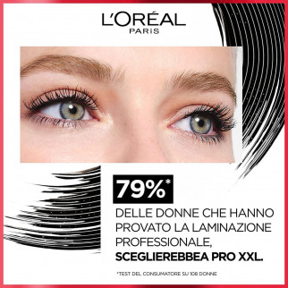 L'Oréal Paris Pro XXL Lift 2in1 Mascara Incurvante e Primer Volumizzante Colore Nero