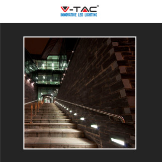 V-Tac VT-1162 Punto Luce LED SMD 3W Segnapasso Rettangolare a