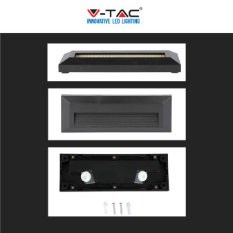 V-Tac VT-1162 Punto Luce LED SMD 3W Segnapasso Rettangolare a