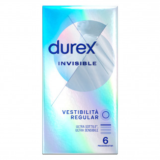 Preservativi Durex Invisible Ultra Sottili - Confezione da 6