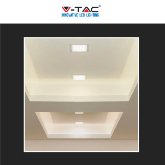 V-Tac VT-1207-SQ Pannello LED Quadrato 12W SMD da Incasso con