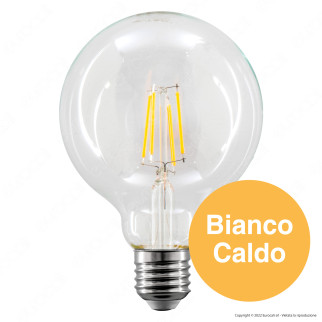 V-Tac VT-1993 Lampadina LED E27 6W Bulb G95 Globo Filament