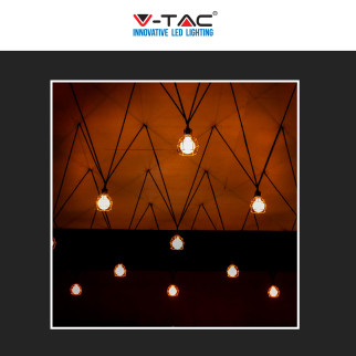 V-Tac VT-1993 Lampadina LED E27 6W Bulb G95 Globo Filament