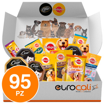 Kit Snack Stick Biscotti Misti Cibo in Vaschetta per Cani a Base di Carne di Pollo Manzo Agnello