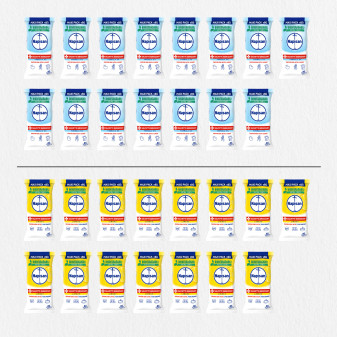 Napisan Salviette Igienizzanti Biodegradabili Extra Forti Sgrassanti Limone + Formula 0% Senza