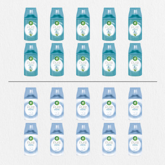 Air Wick Pure Freshmatic per Diffusori Spray Automatici Anti Odore Profumo di Primavera + Soffice