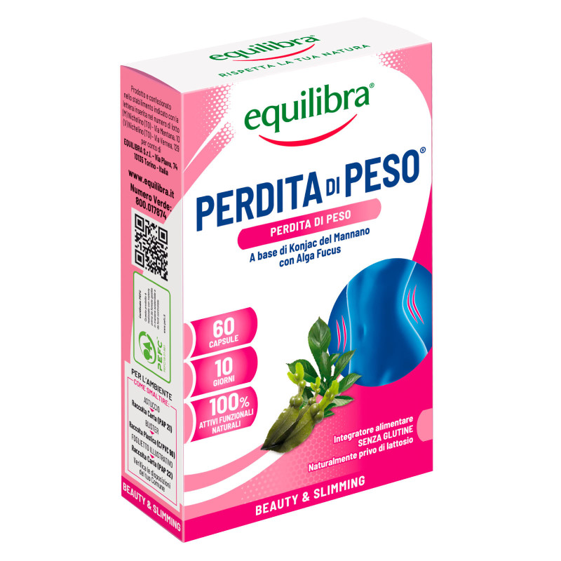 Equilibra Integratore per la Perdita di Peso con Fibra di Konjac e