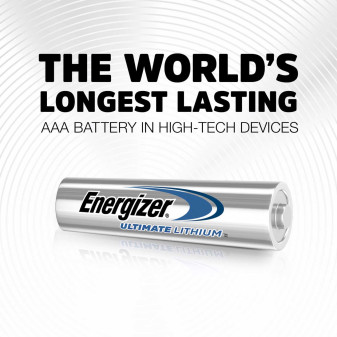 Energizer Ultimate Lithium FR03 Mini Stilo AAA Micro 1.5V Pile al Litio - Blister da 4 Batterie