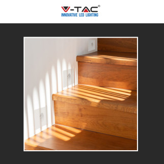 V-Tac VT-1109SQ Punto Luce LED COB 3W Segnapasso Quadrato da