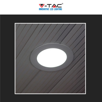 V-Tac VT-1207-RD Pannello LED Rotondo 12W SMD da Incasso con