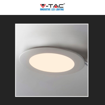 V-Tac VT-1207-RD Pannello LED Rotondo 12W SMD da Incasso con
