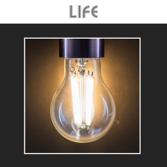 Life Lampadina LED E27 11W Bulb A60 Goccia Filament Dimmerabile
