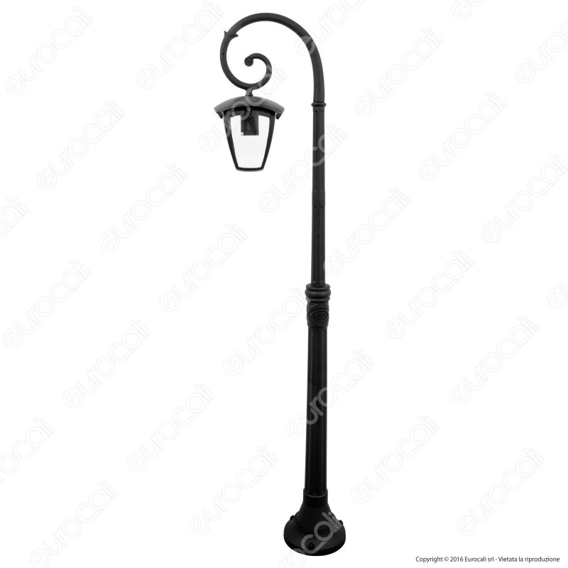 V-Tac VT-737 Lampione Portalampada da Giardino 136cm con Fissaggio a