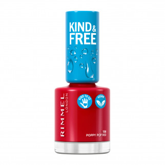 Rimmel London Kind&Free Custodia in Latta con Mascara Volumizzante Vegan 01 Black e Smalto 156