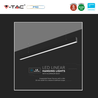 V-Tac Pro VT-7-40 Lampada LED a Sospensione 40W SMD Linear