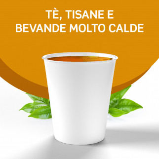 Bicchieri in Carta Riciclabile Colore Bianco da 120ml - Confezione da 50 Bicchieri