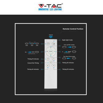 V-Tac Gallery VT-8402 Plafoniera LED Rotonda 20W/40W SMD