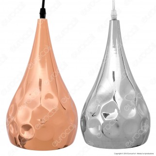 V-TAC VT-8180 Lampadario in Metallo Cromato con Portalampada per