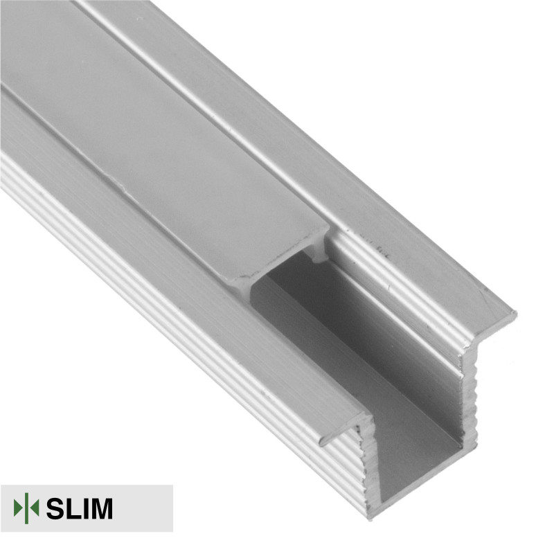 V-Tac VT-8137 Profilo in Alluminio per Strisce LED Slim Lunghezza 2 metri - SKU 2904
