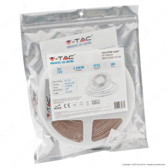 V-Tac VT-3528-60 Striscia LED Flessibile 16W SMD Monocolore Blu o