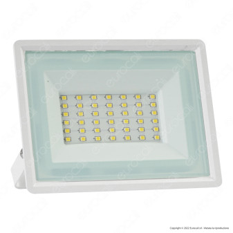V-Tac VT-4934 Faro LED Floodlight 30W SMD Slim IP65 Bianco -