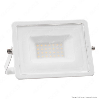 V-Tac VT-4031 Faro LED Floodlight 30W SMD Slim IP65 Bianco -