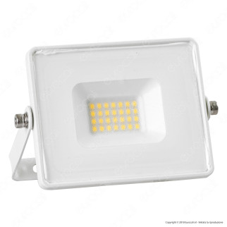 V-Tac VT-4021 Faro LED Floodlight 20W SMD Slim IP65 Bianco -