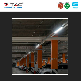 V-Tac VT-120136 Tubo LED Plafoniera 36W Lampadina Chip Samsung