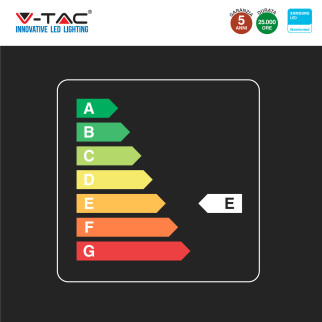 V-Tac VT-120136 Tubo LED Plafoniera 36W Lampadina Chip Samsung