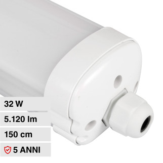 V-Tac Evolution VT-1532 Tubo LED Plafoniera 32W Lampadina SMD