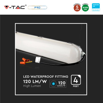 V-Tac Pro VT-160 Tubo LED Plafoniera 60W Lampadina Chip Samsung