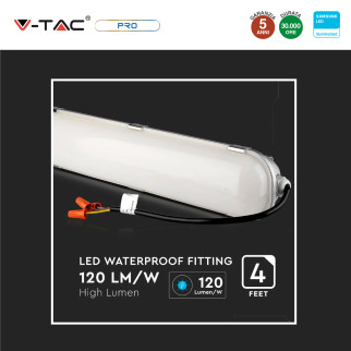 V-Tac Pro VT-160 Tubo LED Plafoniera 60W Lampadina Chip Samsung